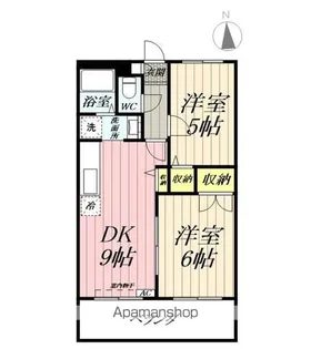 プレステージ新和 B【102号室】の間取り