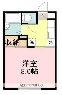 エステート台原【102号室】の間取り