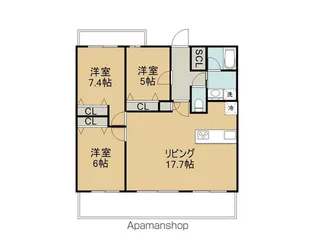 レオーノ一社【2階】の間取り