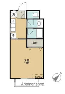 サンビートル【201号室】の間取り
