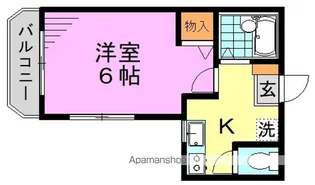 アイル阿佐谷弐番館【1階】の間取り