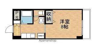 メゾンアペックス【208号室】の間取り