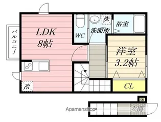 デュマンⅡ【2階】の間取り