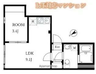 ALATO KOMAGOME【5階】の間取り