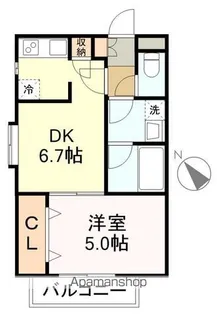 ソレアード小松島【2階】の間取り