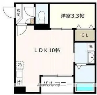 Jack hanazono Ⅰ【1階】の間取り