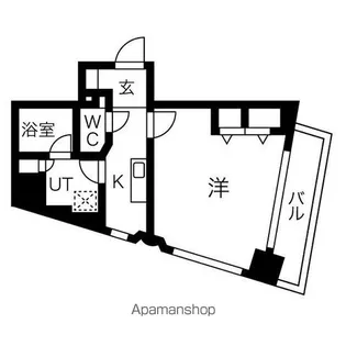 EFFORT−Ⅱ【201号室】の間取り