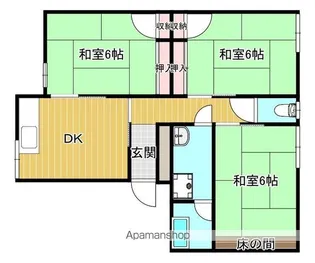 アーバンハイム2【1階】の間取り