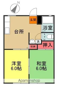 サンシティー平成【B102号室】の間取り