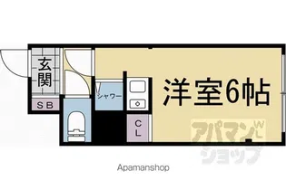 CASA YAGI【103号室】の間取り