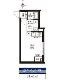 レピュア東大島駅前レジデンス【204号室】の間取り