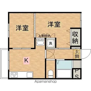 コーポ新井橋第1【301号室】の間取り
