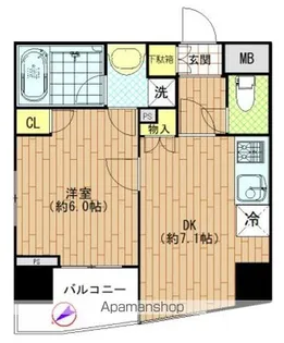 アリーチェ中落合(旧グランベル中落合)【6階】の間取り