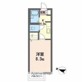 ルミエールコートⅤ【2階】の間取り