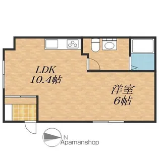ユトリロ帯広東【101号室】の間取り