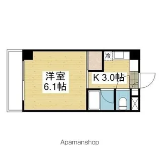 アルト雄郡 東棟【201.号室】の間取り