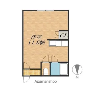 ハイムリバーサイド【2階】の間取り