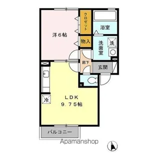 アイリスガーデン菰池 C棟【2階】の間取り