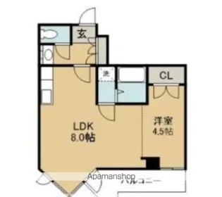 TKH−Ⅰ【6階】の間取り