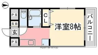 カーサエルマール【601号室】の間取り