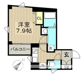 フォーピュアティ【2階】の間取り