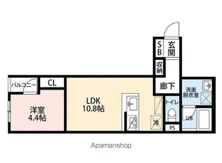 松山ビル【2階】の間取り