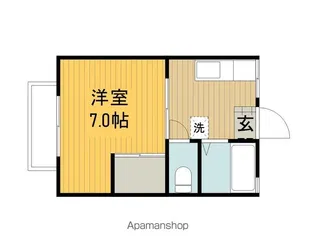 パナハイツ南台【1階】の間取り