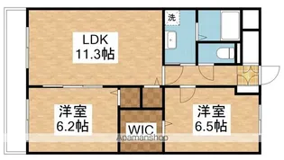 ヴィラノーブル【3階】の間取り