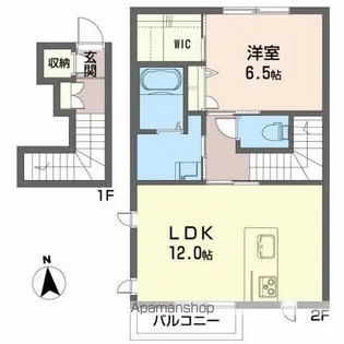 ベル ジュルネ【2階】の間取り