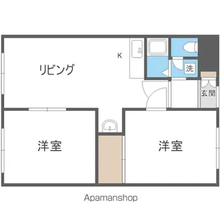ラフォーレ36【101号室】の間取り