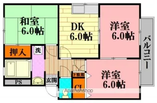 パストラルハイムB館【2階】の間取り