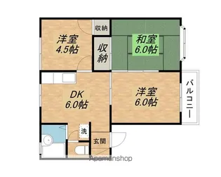 コンフォート今堅田【201号室】の間取り