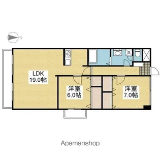 フジコウコク第3ビル【4階】の間取り