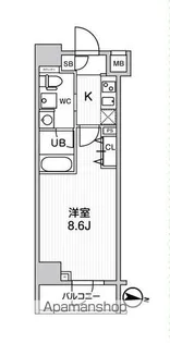 ジェノヴィア三ノ輪スカイガーデン【5階】の間取り