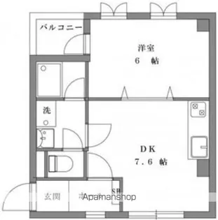 東京都中野区中央4丁目【マンション】の間取り