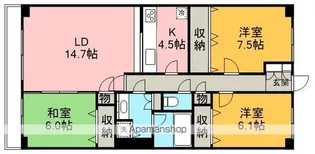 メリディアンガーデン雪月花【3階】の間取り