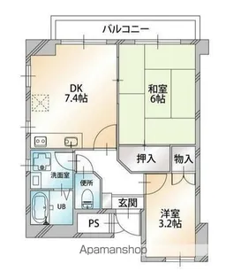 第2八千代ビル【2階】の間取り