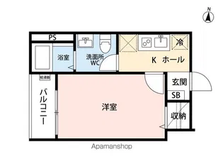 ISARHAUS蒔田【1階】の間取り