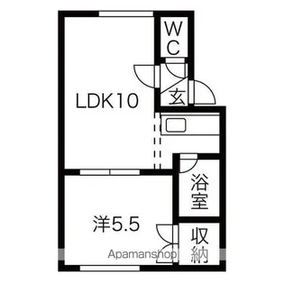 クレバーヒルズ【2階】の間取り