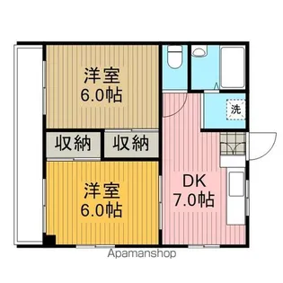 ハイツみのり【3階】の間取り