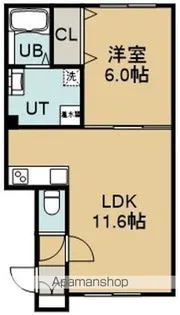 クローバーライフ昭和【1階】の間取り