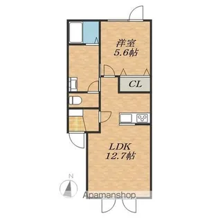 (仮称)西11南16AP【2階】の間取り