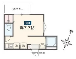 MELDIA京成小岩【3階】の間取り