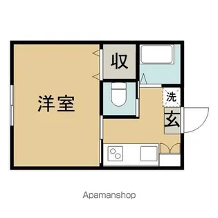 MAKIBAHILLSナイキ【203号室】の間取り