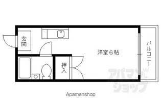 ハイツ村岡【302号室】の間取り