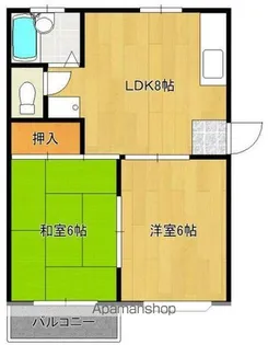 スイートパレス北柏【2階】の間取り