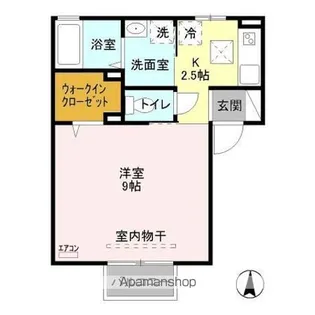 ゴールドパストラル Ⅱ【1階】の間取り