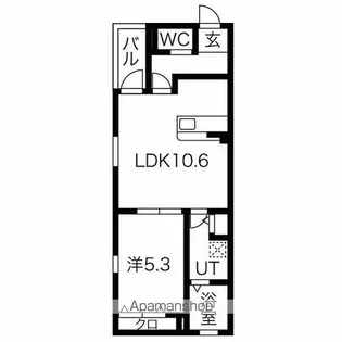 西区大金町AP新築【2階】の間取り