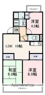 コンフォートウンノ【1階】の間取り