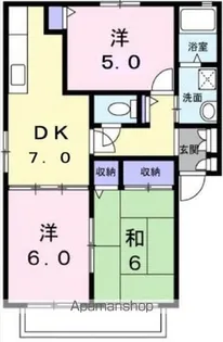パークサイド328 C【2階】の間取り